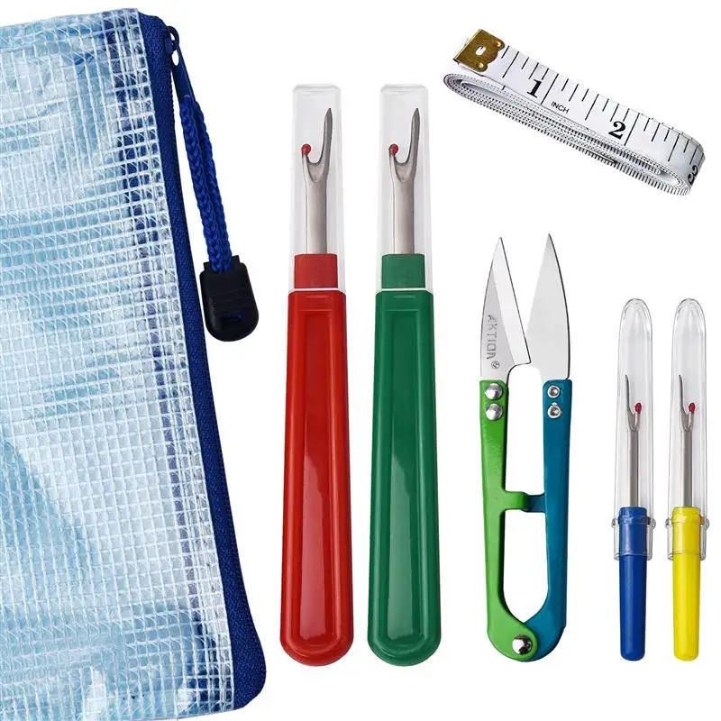 

1 Set Sewing Seam Ripper Kit Colorful Sewing Stitch Thread Unpicker &Seam Ripper&Thread Cutter Scissor for Sewing Thread Remove