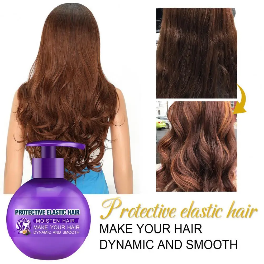 

Hair Care Elastin Passion Fruit Flavor Security Colorful Curl Boost Defining Cream for Curl Hair