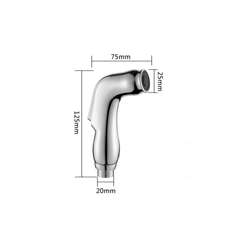 

1pc Toilet Spray Gun Bidet Cleaners Bathroom Shower Sprinklers Toilets Flushing Sprayer Head Toilet Shower Head Random Color