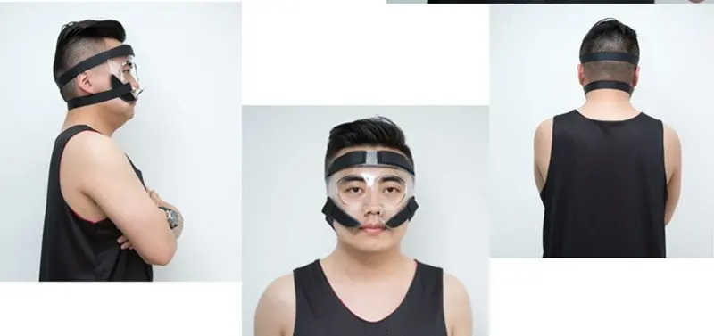 Прозрачная маска для баскетбола футбола Спортивная медицинская лица носа глаз