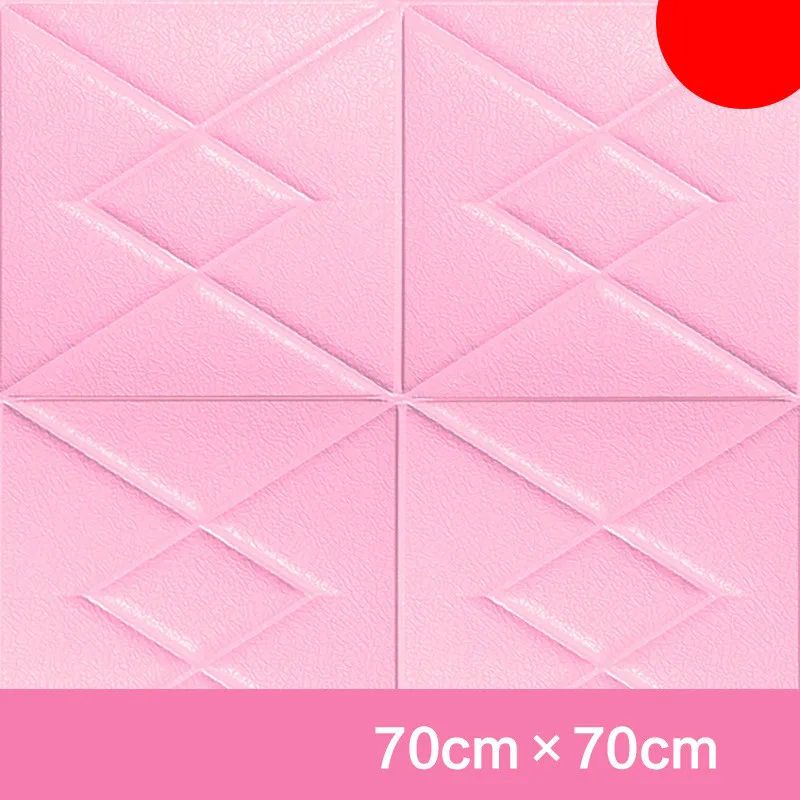 

70x70cm 10 pcs 3D Brick Wall Stickers DIY Self Foam Waterproof Decor Wall Covering Wallpaper For TV Background Kids Living Room
