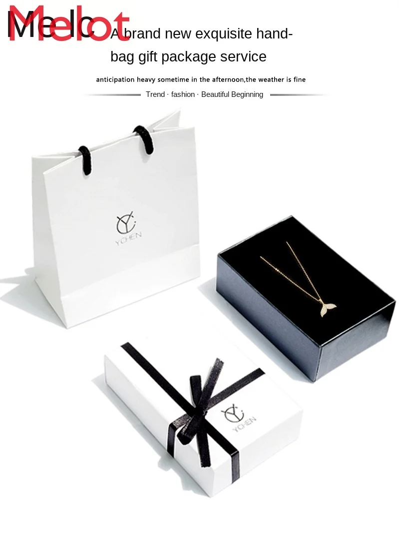 

Gift High-Grade Sterling Silver Fishtail Dolphin Necklace Women's Simple Temperament Clavicle Chain