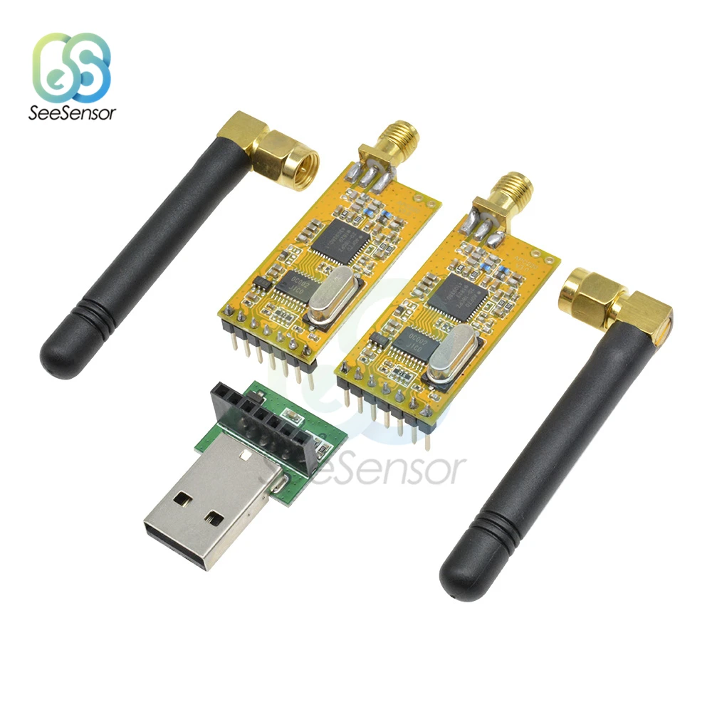 Беспроводной Радиочастотный Последовательный модуль данных с антеннами 3 3-5 В