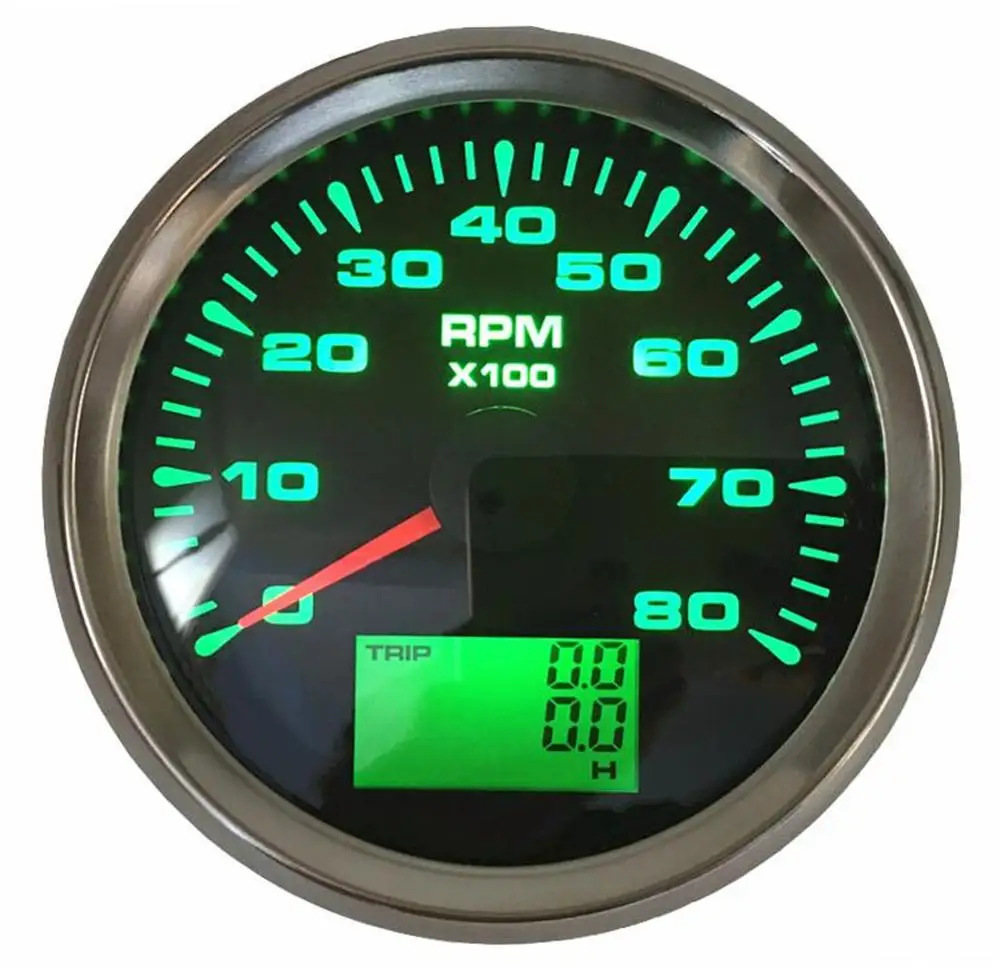 1 предмет Новинка Тип 0 8000RPM Тахометр измерительные приборы модификации 85 мм ЖК