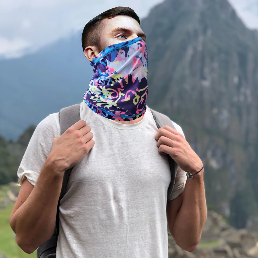 Дышащий бандана туба шарф шеи гаитер крышка УФ солнце быстросохнущие стрейч лица