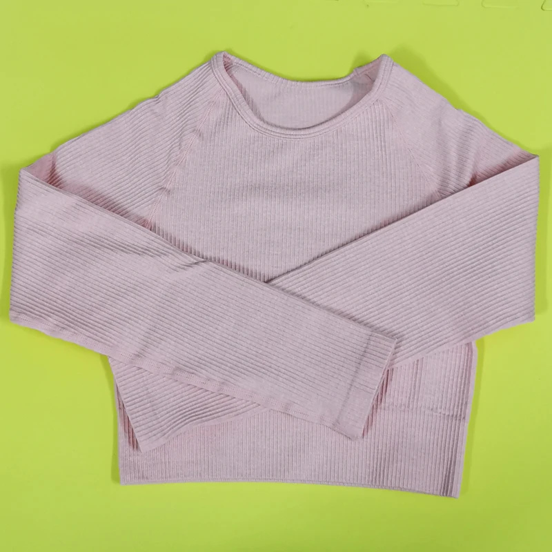 Pink Top Комплект из 2 предметов, тренировочная одежда для женщин, спортивный комплект с бюстгальтером и леггинсами, спортивная одежда для женщин, одежда для спортзала, комплект для занятий йогой - Цвет: Pink Top