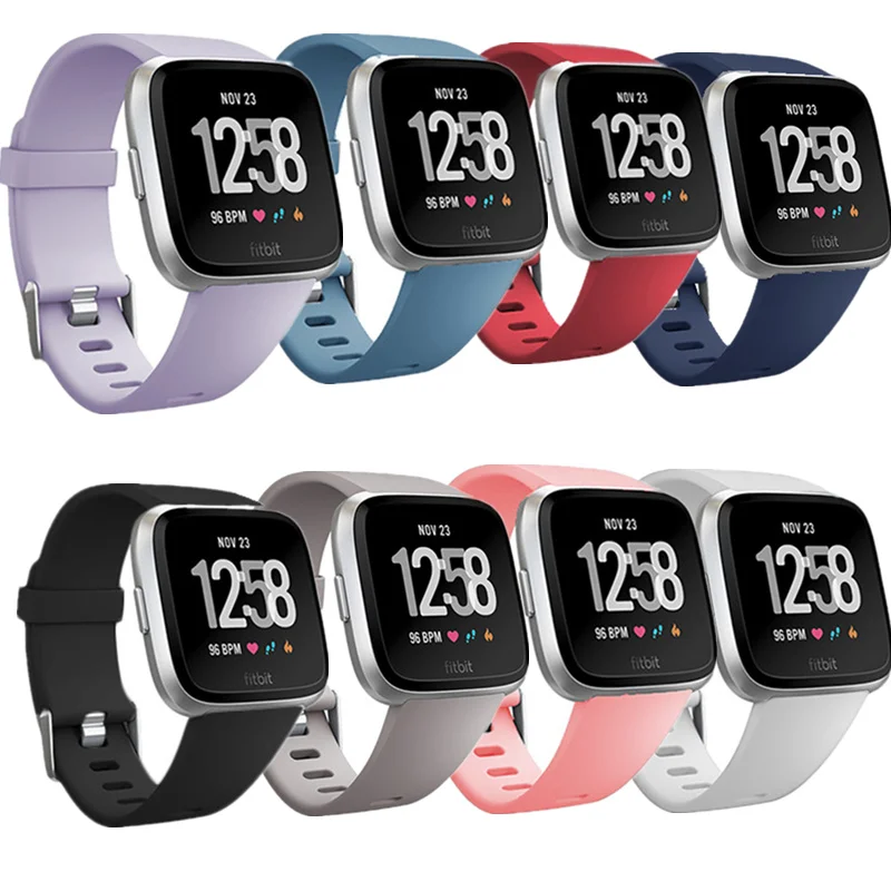 

Silicone Strap for Fitbit Versa/versa Lite Wristband Smart Watch Accessories for Fitbit Versa 2 Strap Bracelet Band Straps