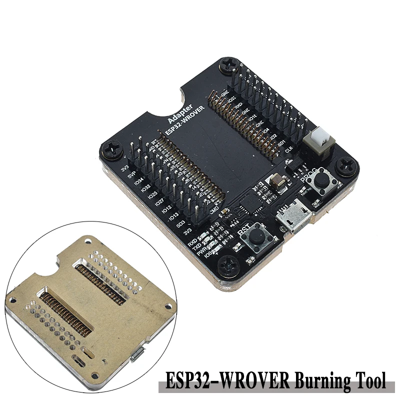 ESP32-WROVER ESP8266 ESP32 ESP-WROOM-32 ESP32-WROVER макетная плата Тесты сжигание приспособление инструмент загрузчик для ESP-12F ESP-07S ESP-12S - Цвет: ESP32-WROVER