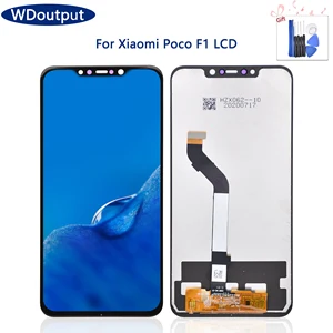 6.18" Inches AAA Quality LCD With Frame For Xiaomi Pocophone F1 LCD
Display Screen For POCO F1 LCD Screen Display 10 Touch