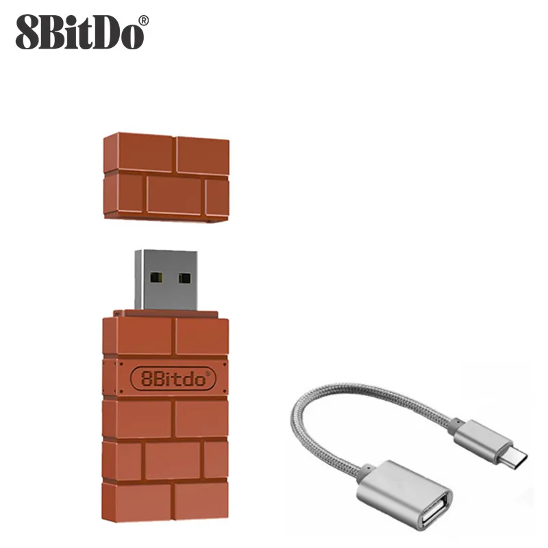 

8BitDo USB Wireless Bluetooth Adapter for Windows Mac Raspberry Pi Nintendo Switch Support PS4 Xbox One Controller PS5 Gamepad