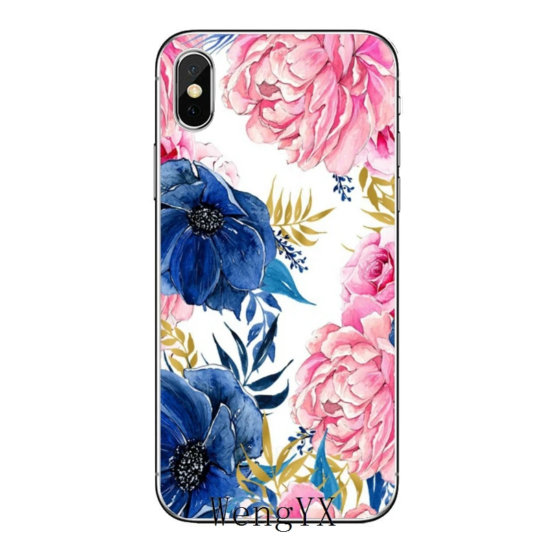 Чехол для Xiaomi Redmi Note 8 7 6 5A 4 Pro 7A K20 6A 4A 4X 5 Plus S2 с изображением пионов красивый цветок