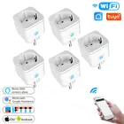 Беспроводная розетка с Wi-Fi, 16 А, работает с приложением Alexa Google Home Tuya