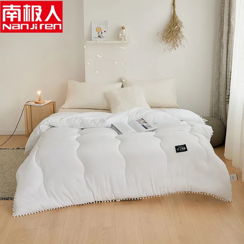 

SF 4 Seasons Comforter Blankets Cotton Duvet Simple Style Winter Warm Duvet Quilt Mullity Colors Choose Down Comforter Filler