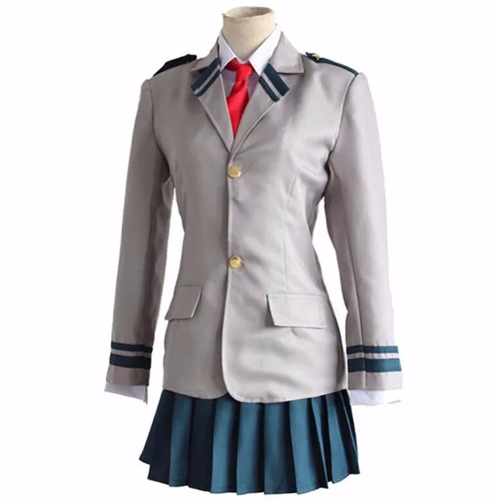 Boku No Hero Academia AsuiTsuyu Yaoyorozu Momo School Uniform My Academy OCHACO URARAKA Midoriya Izuku Cosplay Costume |