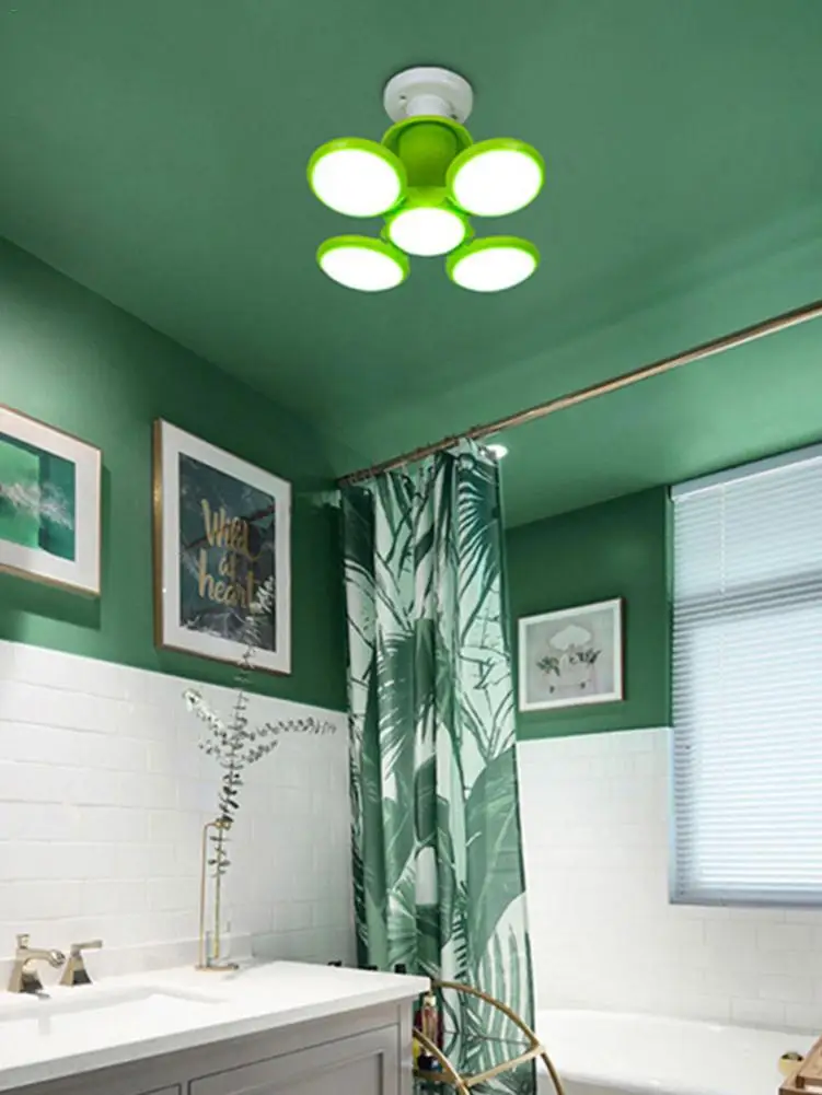 Новая концепция светодиодный складной Футбол лампа UFO 5-листный 30Вт чип Яркость