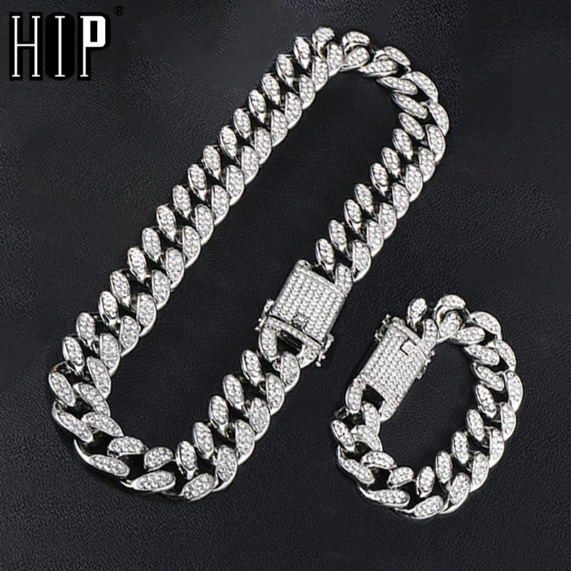 Хип хоп 1 комплект 20 мм полный тяжелый ледяной Стразы Майами Снаряженная