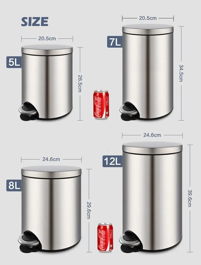 Reciclaje Trashcan мешок для мусора Basurero De Banheiro Habitacion Papelera Cocina педаль Lixeira Cubo Basura корзина для мусора