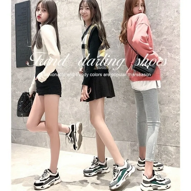 

Daddy Shoes Women's Shoes Autumn and Winter New Casual White Shoes Women's Super Popular Platform Platform Sneakers Ins Trendy