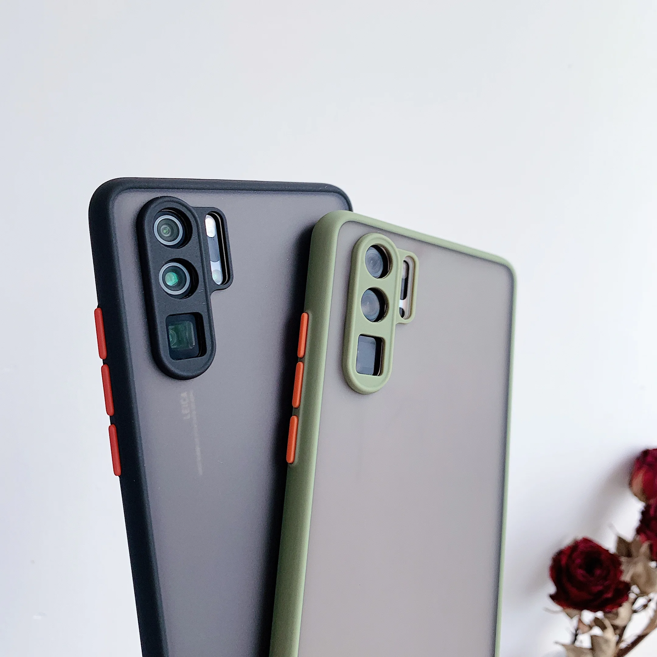 Противоударный чехол для Huawei P20 P30 P40 Pro Honor 20 30 Mate 40 Nova 5 6 7 прозрачный с защитой