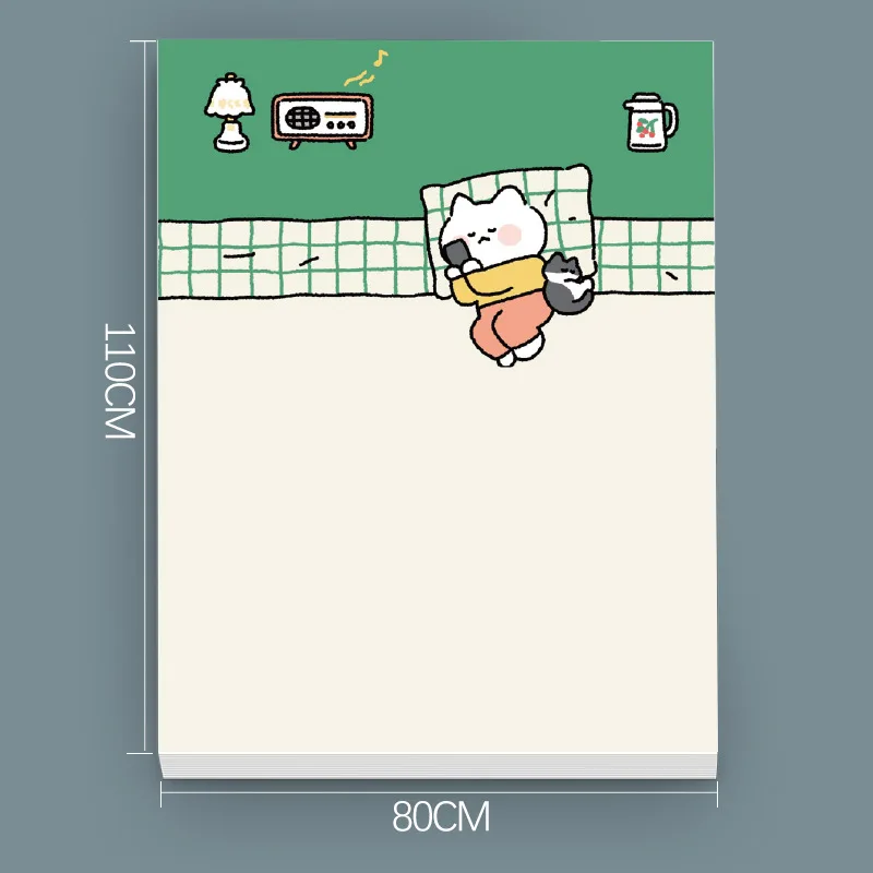 Японский милый блокнот для записей план студентов бумага корейские канцелярские