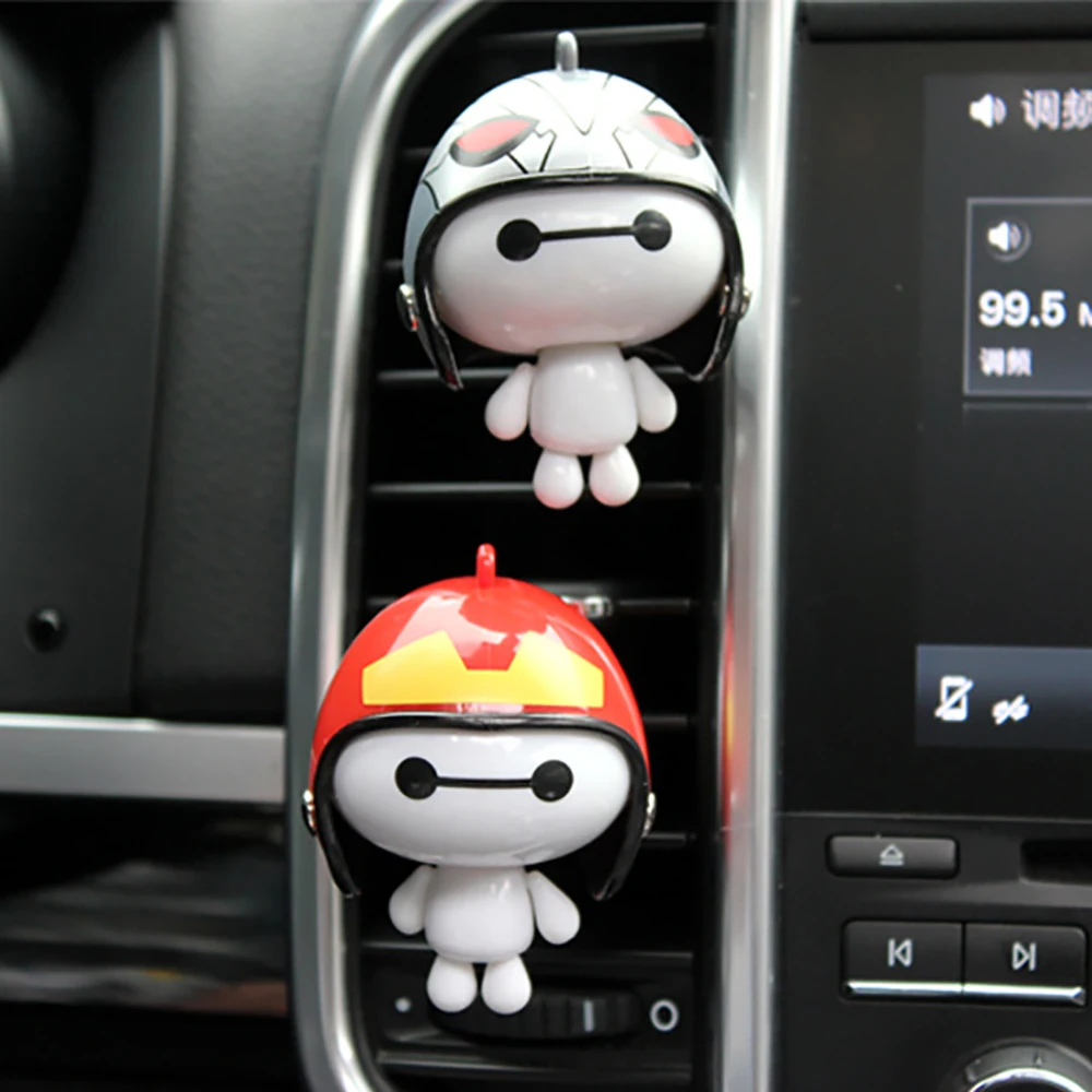 Автомобильный освежитель воздуха для шлема Baymax украшение интерьера автомобиля