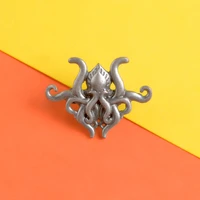 the call of cthulhu octopus brooch alloy fashion pin custom lapel pin badge mythos horrific novel jewelry gift fans