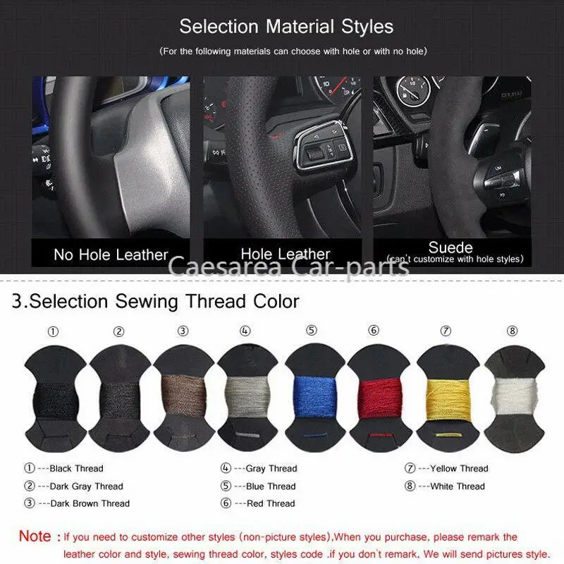 

Hand sewing Car Steering Wheel Cover for Roewe rx5 Ei5 i6 360 RX8 950 eRX5 e550