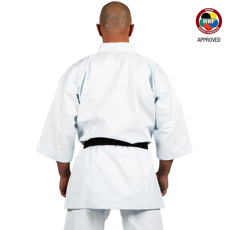 Dracula Wkf Professional White Karate Uniform with Waistband Belt Taekwondo Suit For Adult Children Women Men Kung Fu Training