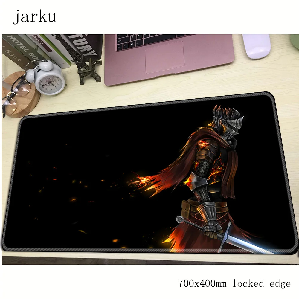 Коврик для мыши dark souls, геймер, 700x400 мм, коврик для мыши notbook, большой игровой коврик для мыши, большой куполообразный коврик для мыши, стол для компьютера, padmouse