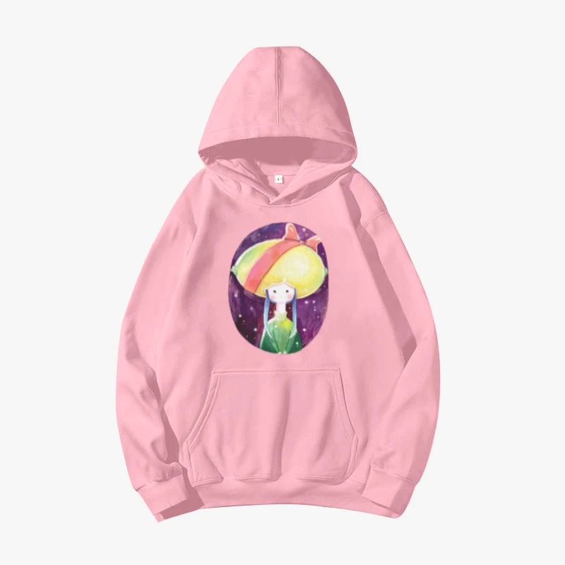 

Casual Women Hoodies New Cartoon Print Loose Simple Oversized Hoodie Fashion Female Long-sleeved Casual Sweatshirt