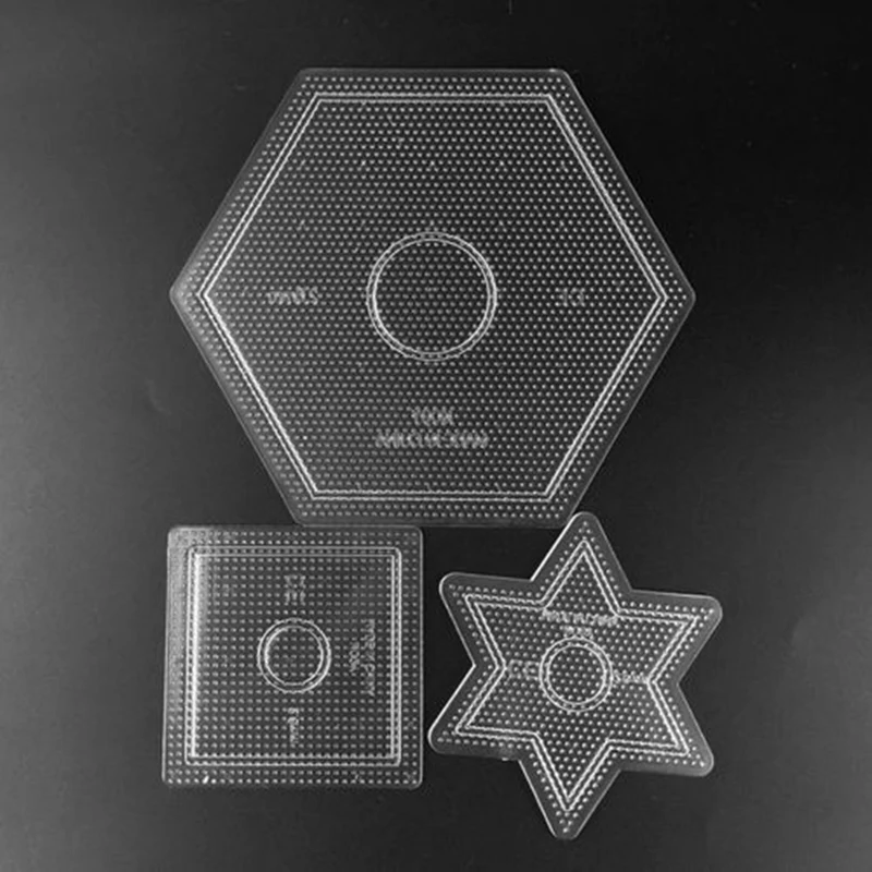 

JINLETONG 2,6 мм большой 1 шаблон маленькие 2 шт. бусины Hama для детей ремесленные плавкие бусины наклейки DIY игрушка головоломка шаблон