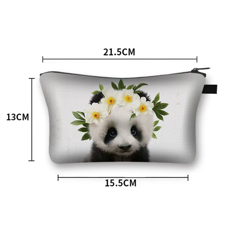 Косметичка Koala/Слон/Лось модный кошелек для покупок с 3D рисунком собаки