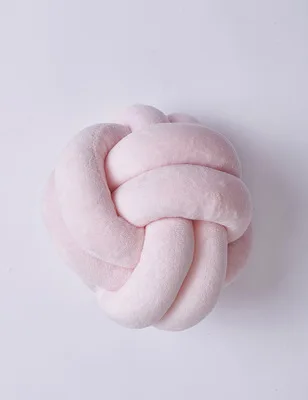 Knot ball diam 22cm Портативная складная детская кровать для путешествий, мягкая удобная подушка для новорожденного, многофункциональная Колыбель для детской кроватки - Цвет: Knot ball diam 22cm