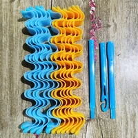 diy magic hair curler portable 12pcs hairstyle roller sticks durable beauty makeup curling hair styling tools