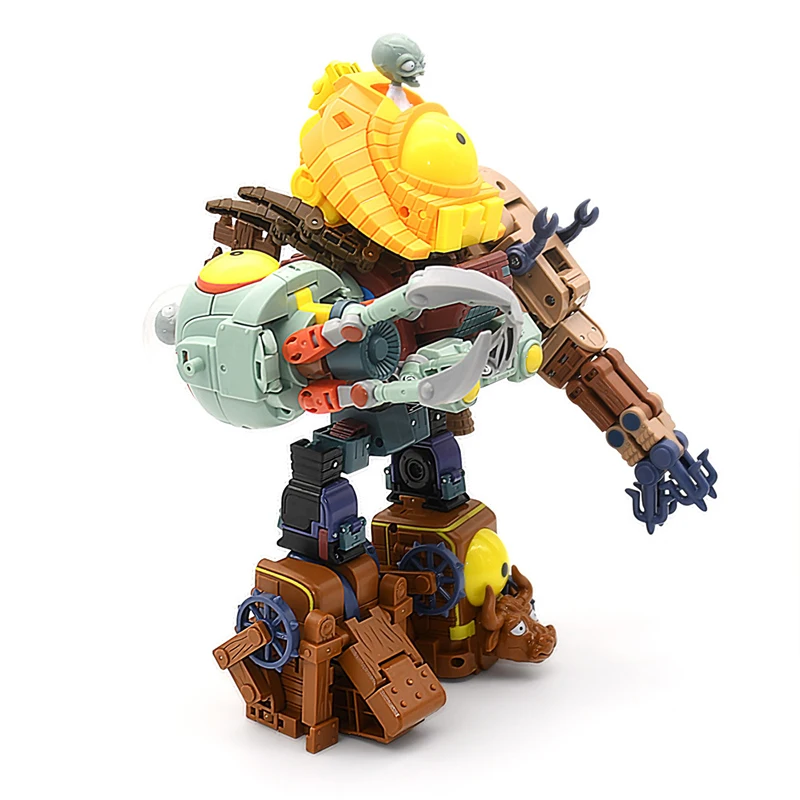 Фото Растения против Зомби метаморфоз Игрушка Робот строительные блоки игрушки