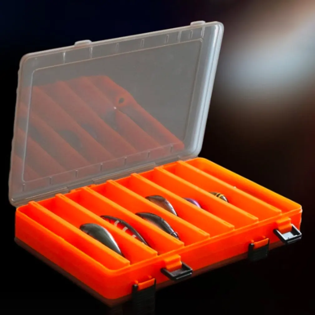

Fishing Box Compartments Fishing Accessories Lure Hook Boxes Storage Double Sided High Strength Fishing Tackle Box