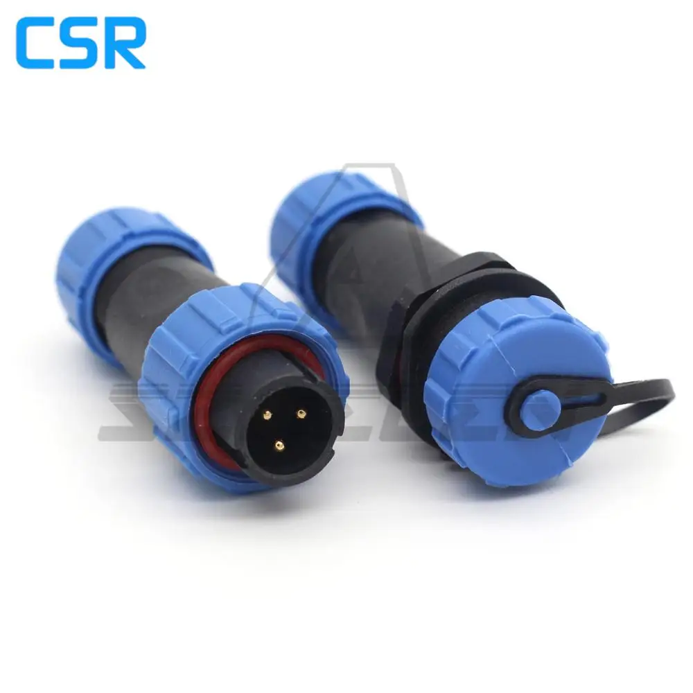 Водонепроницаемый провод SP13 для подключения проводов 3 контакта разъем кабеля