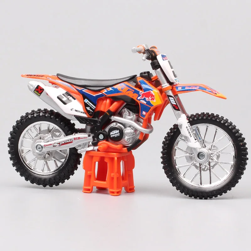 1:18 весы мини Bburago KTM 450 SX-F SXF № 5 Райан данжи redbull гонки moto крест enduro moto rcycle литья под давлением модель moto грязи игрушечный мотоцикл для детей коллекции