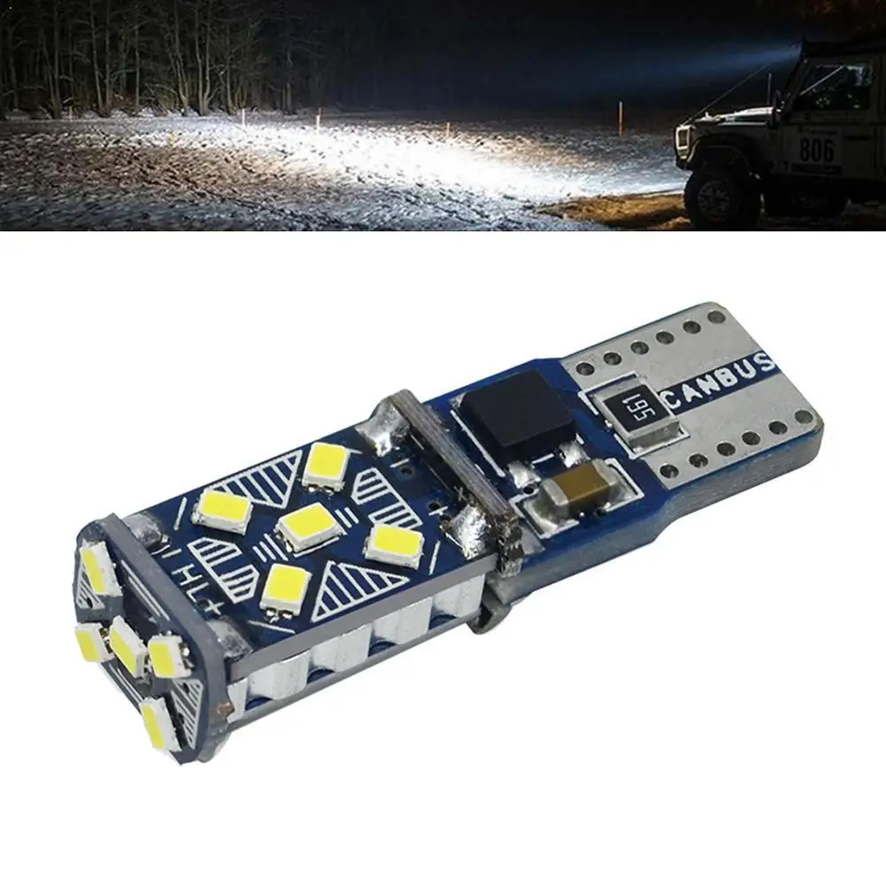 

2 шт., суперъярсветодиодный светодиодные лампы T10 W5W 2016 15SMD, 12 В