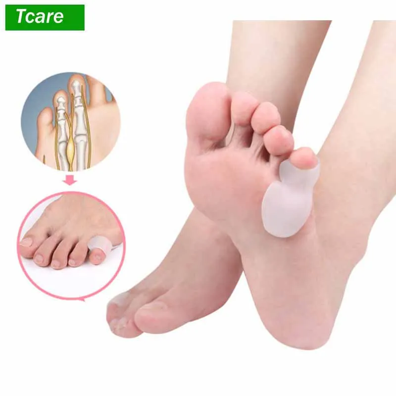 

Корректор для пальцев ног Tcare, 1 пара, прокладки для пальцев ног, разделитель геля, выпрямитель для пальцев ног, разделитель для пальцев ног, д...