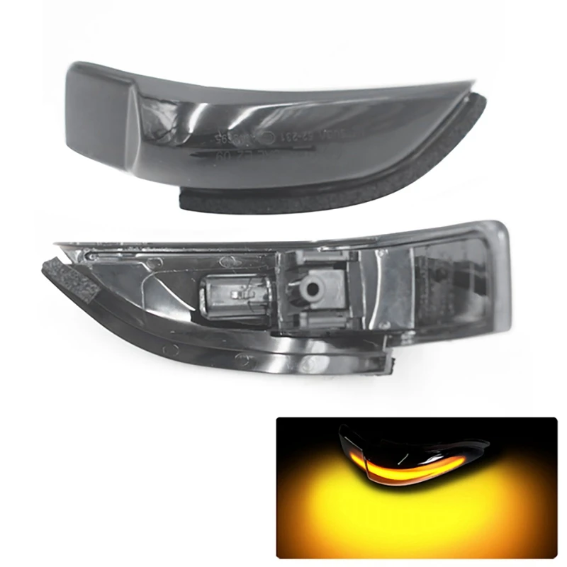 

NEW-Smoky Black Led Rear View Mirror Turn Signal Light for Toyota Camry Corolla RAV4 Indicator Blinker Repeater Signal Lamp