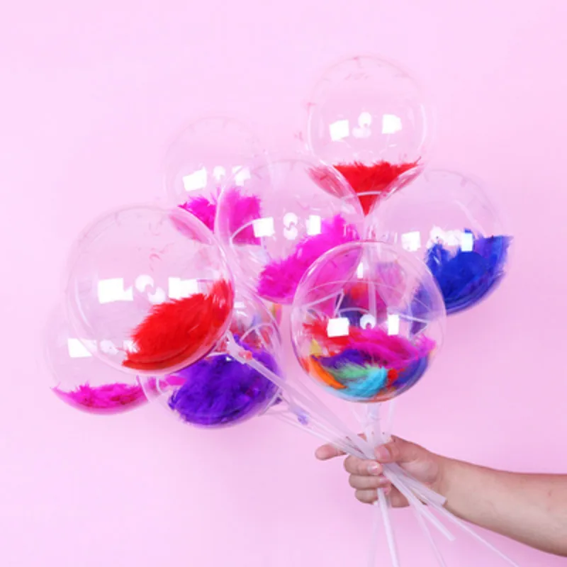 Прозрачные воздушные шары 12 дюймов без морщин сделай сам Bobo для свадьбы брака