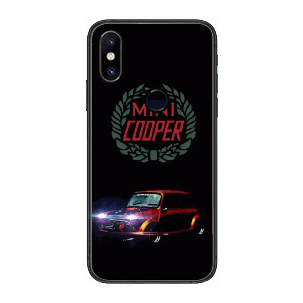 

Car Logo Mini Cooper Case Phone Case For xiaomi M2 C3 X3 F2 Lite NFC 6 5 x Poco k30 Pro Anime Black Cover Silicone Back Pretty