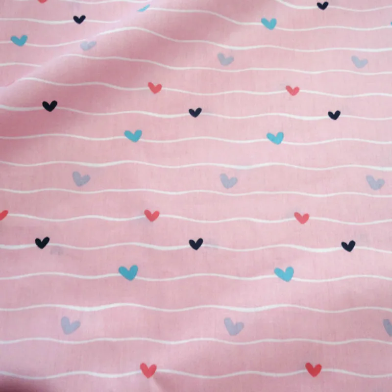 100% хлопок саржевая ткань постельные принадлежности детская Лоскутная Ткань