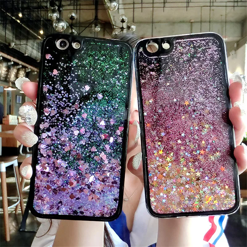 Роскошный блестящий чехол для iphone 6 6S 7 8 Plus X Xr Xs Max Dynamic Liquid Hard PC 10 |