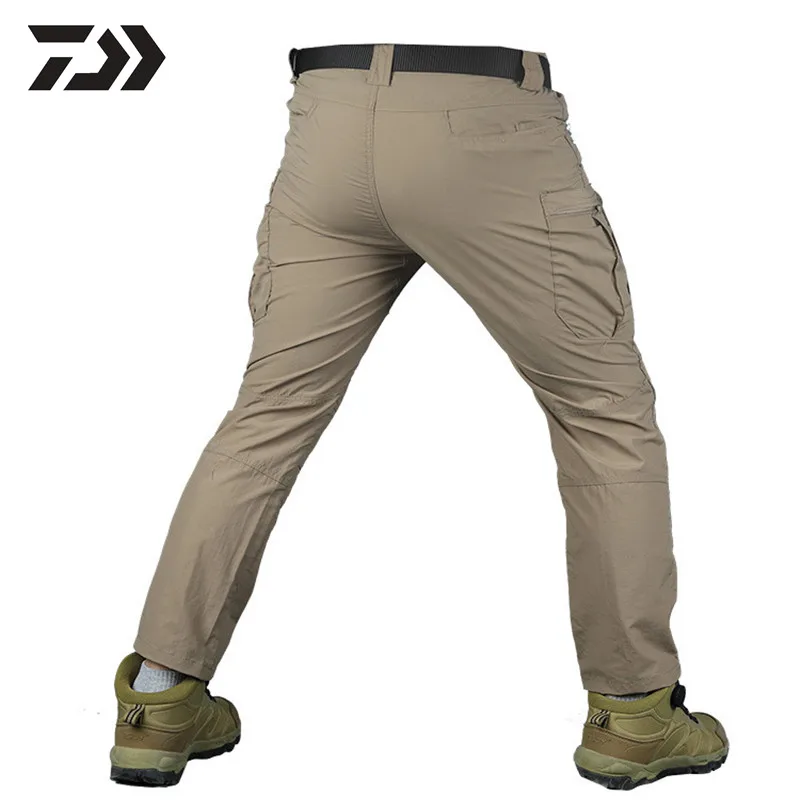 

Fishing Pants Waterproof Fishing Clothes Hiking Multi-Pocket Durable Outdoor Hunting Men Pants Tactics Trousers Fishing Clothing
