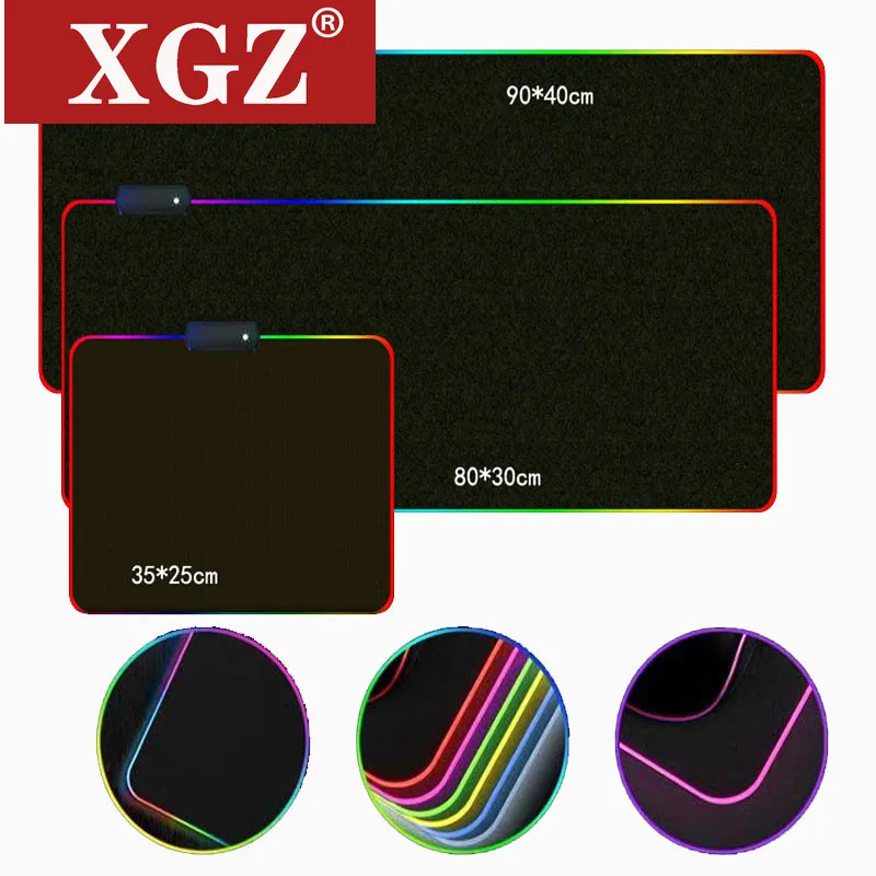 большой коврик для мыши xgz grid rgb 900x400