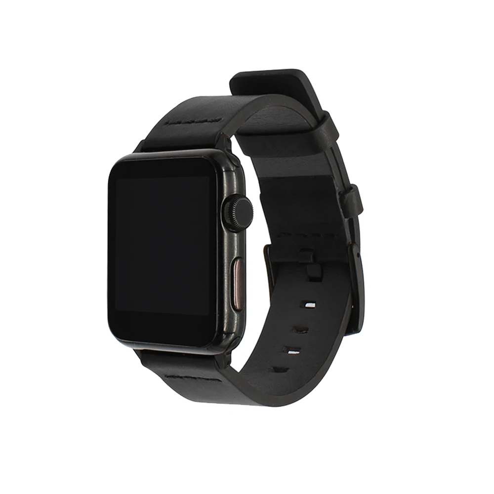 Итальянский масляный кожаный ремешок для часов iWatch Apple Watch 38 мм 40 42 44 серия 5 4 3 2 1