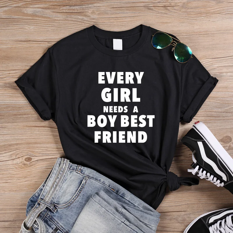 Женская футболка для девушек с принтом | одежда