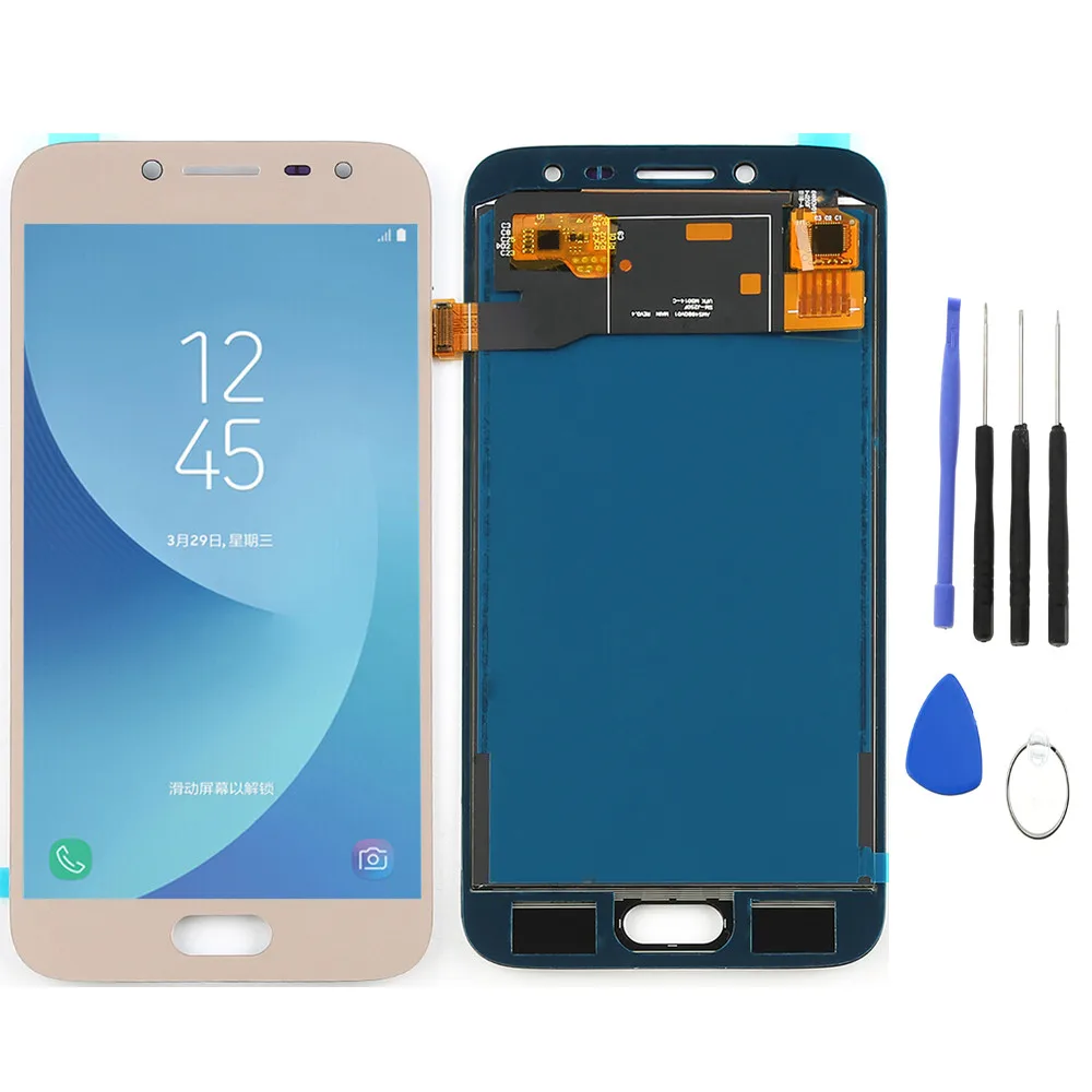 gold lcd with tools Для samsung Galaxy J2 Pro lcd J250 SM-J250F/DS lcd дисплей сенсорный экран замена дигитайзера для samsung J2 Pro J250 lcd - Цвет: gold lcd with tools
